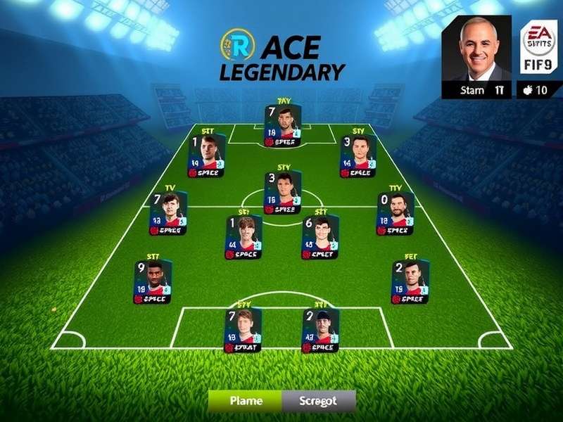 RR FIFA Ace Legendary team management interface