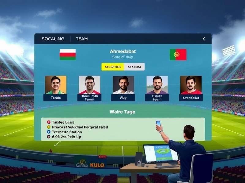 Gujarat Superstars FIFA team selection screen