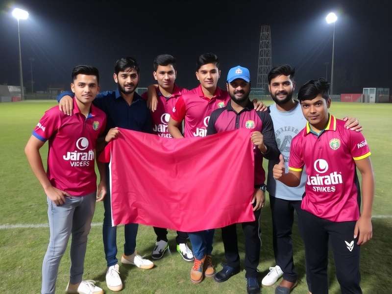 Sarnath Strikers Squad team photo during tournament