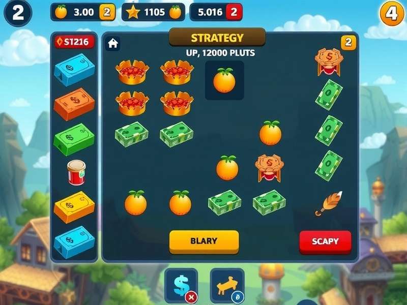 Cash Climb Turbo gameplay interface showing strategic elements