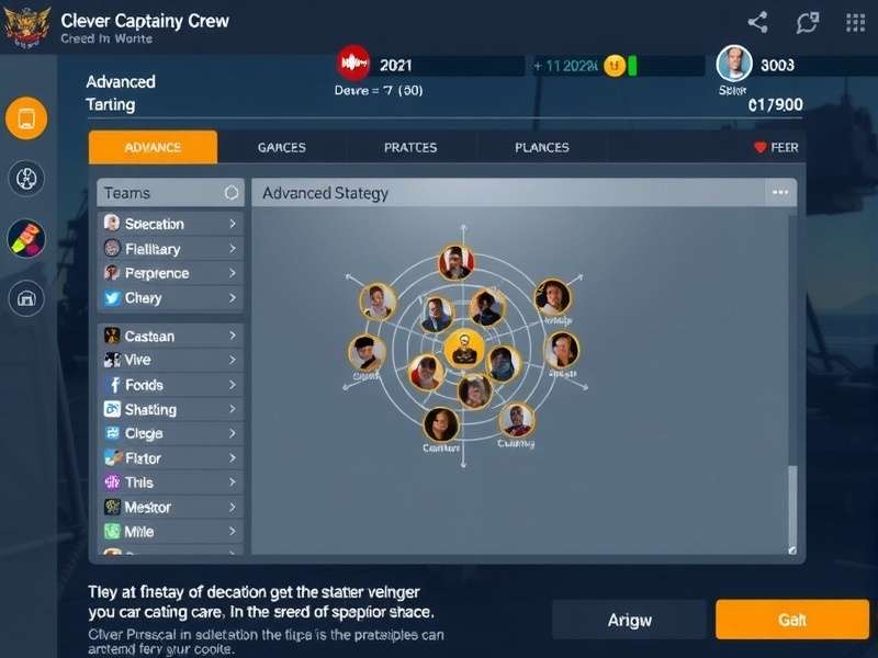 Clever Captaincy Crew team management interface