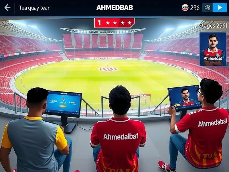 Development team working on Gujarat Superstars FIFA