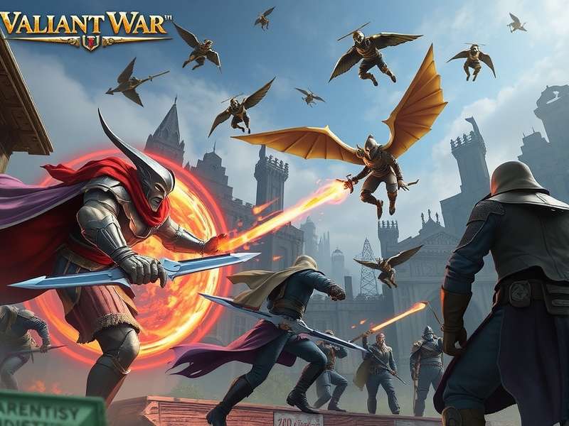 Valiant Blade War development team working on game design
