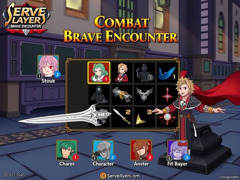 Serve Slayers Brave Encounter Game Main Screen
