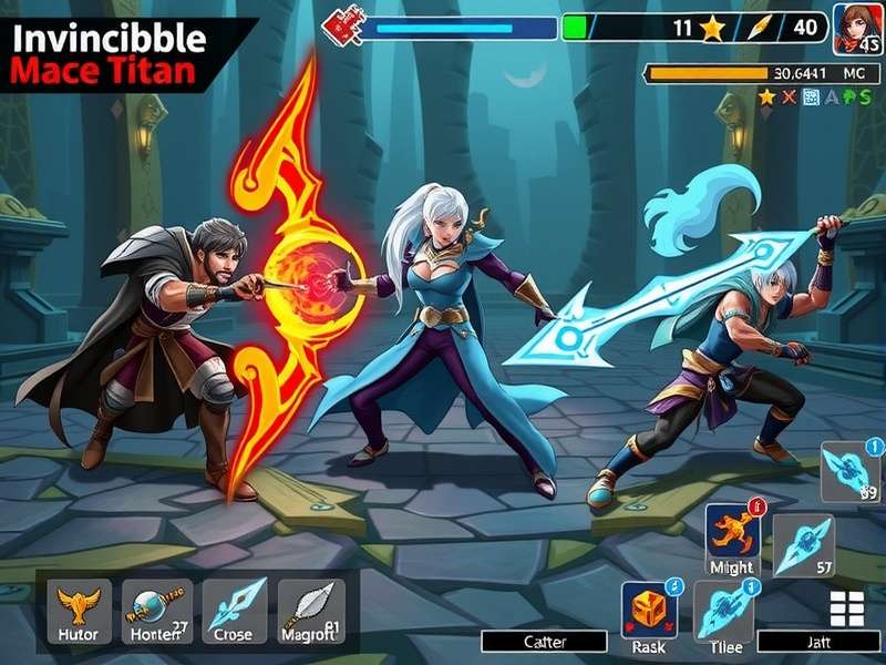 Invincible Mace Titan game overview showing character and environment