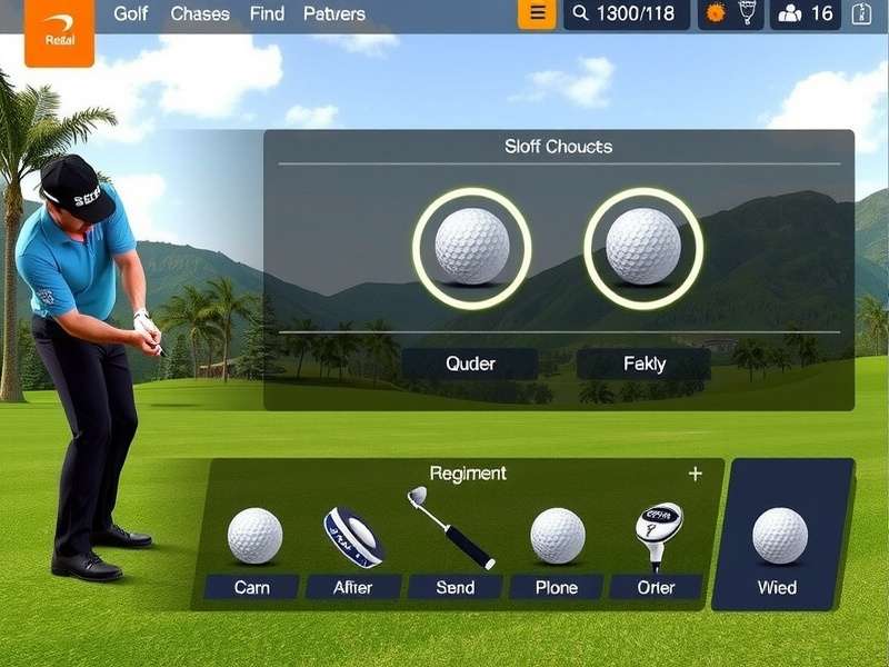Golf Elite India swing mechanics and interface