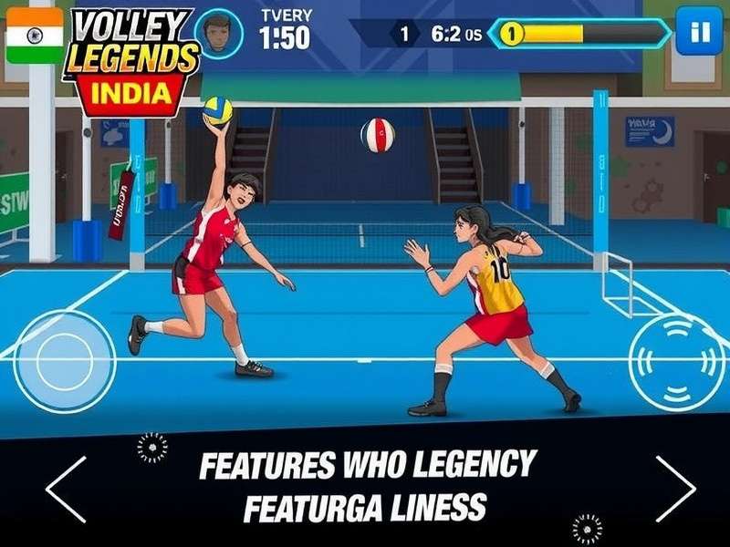 Volley Legends Supreme India gameplay screenshot