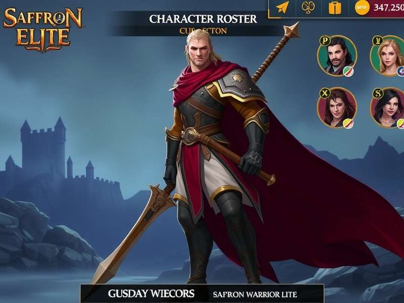 Saffron Warrior Elite Character Roster