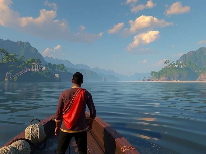 Holy Ganges Adventure character interaction scene