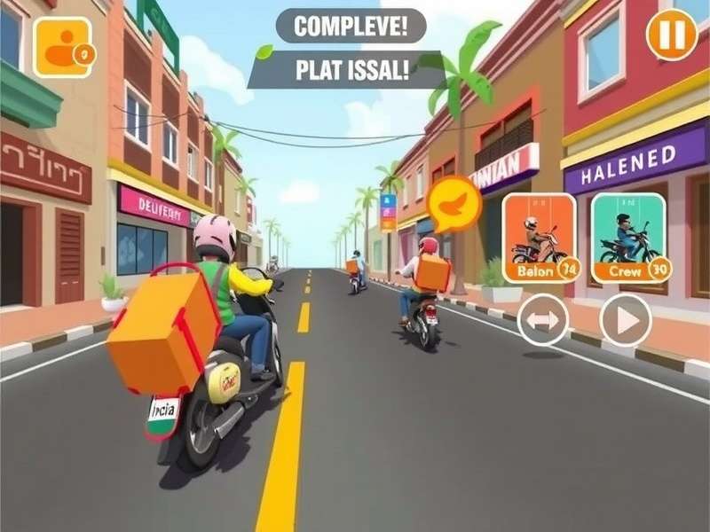 Delivery Dash Legend social features showing leaderboards and crew challenges