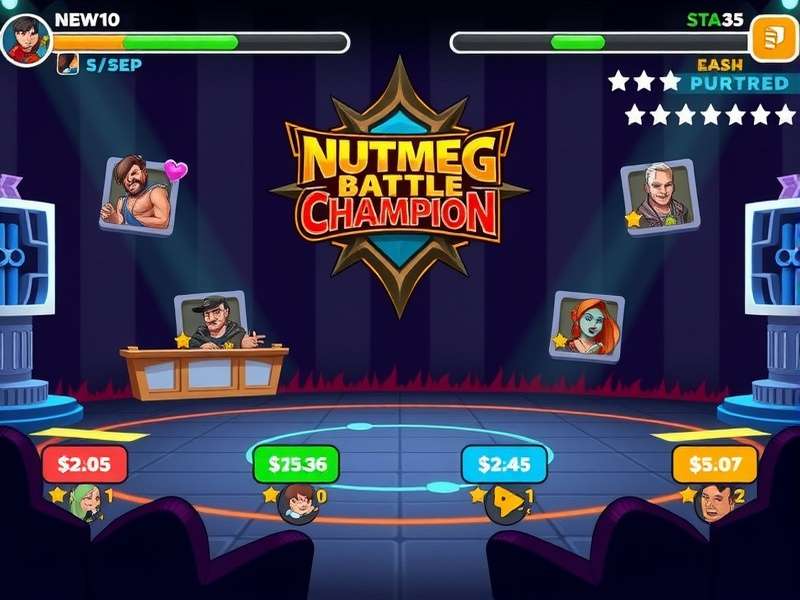 Nutmeg Battle Champion character selection screen