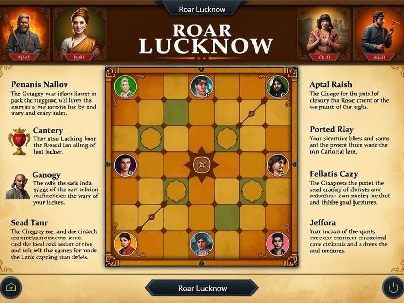 Roar Lucknow gameplay mechanics showing strategic elements