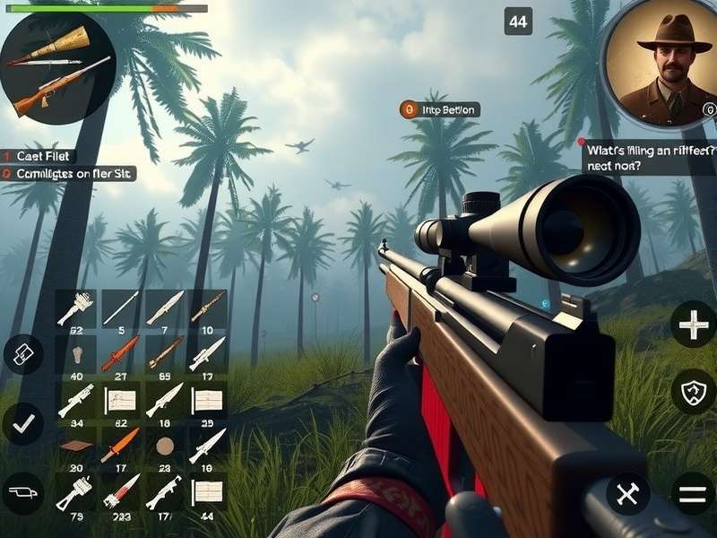 Legendary Rifleman Pro gameplay screenshot showing combat action