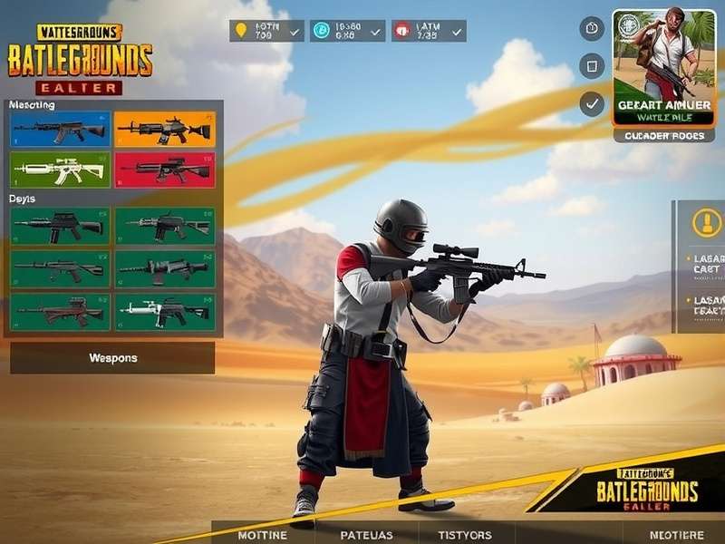 Weapon customization in PUBG Warlord Warrior Ruler