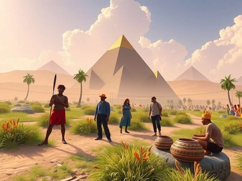 Development team working on Sacred Land Voyager