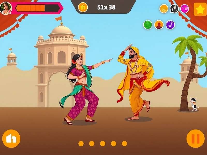 Jodhpur Dance Glory gameplay showcasing traditional Rajasthani dance