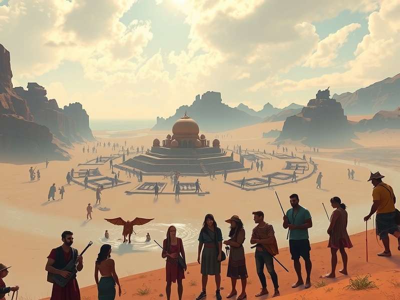 Sacred Land Voyager gameplay screenshot showing cultural exploration