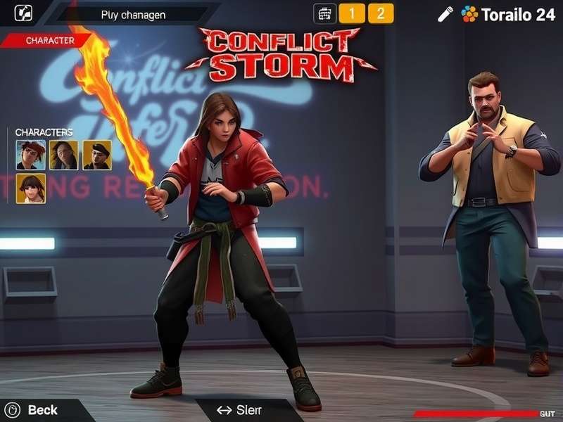 Conflict Inferno Storm development team working on game design