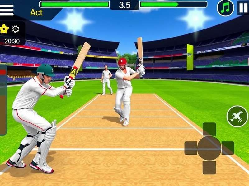 Cricket Blitz Whiz Game Interface