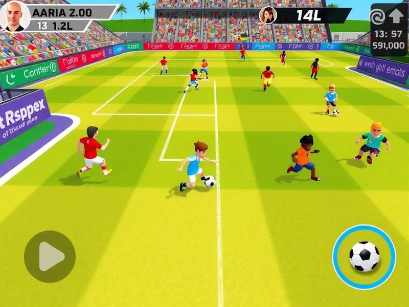 Goa Goal Sprint multiplayer competition scene with diverse characters