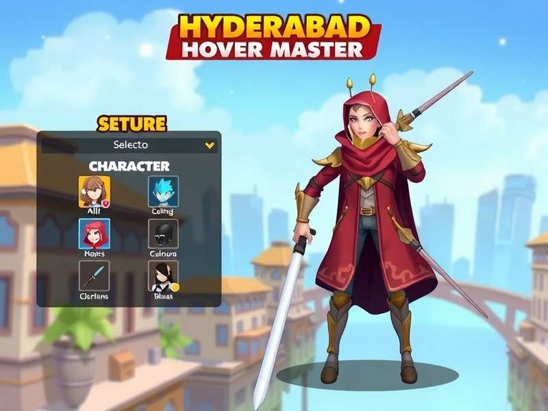 Hyderabad Hover Master character customization options