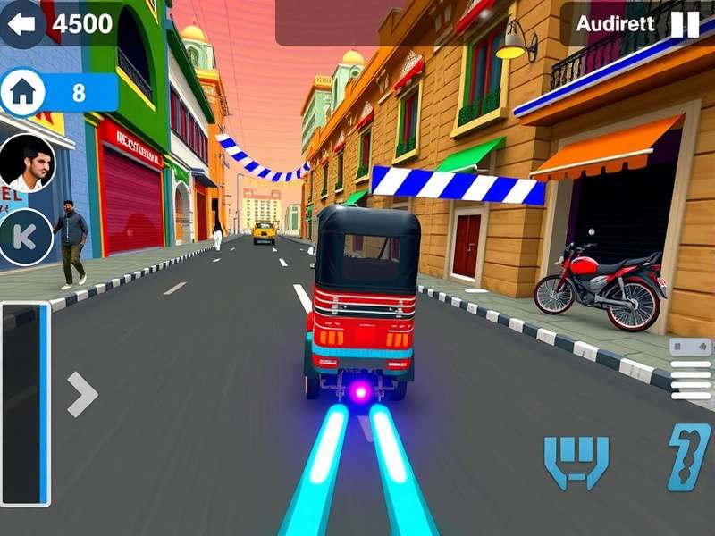 Rickshaw Speedster X customization options showing colorful designs