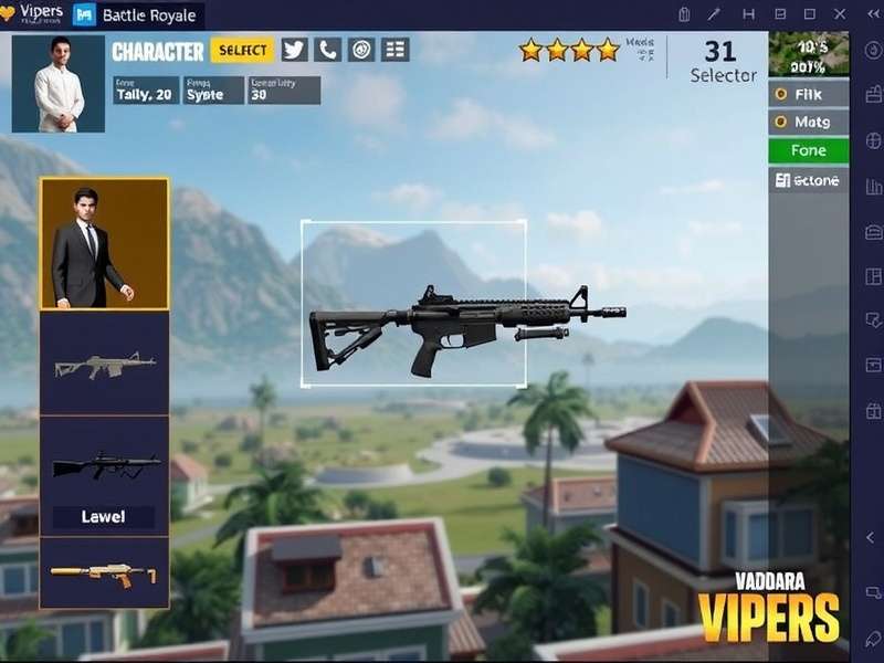 Vadodara Vipers Battle Royale gameplay screenshot showing Indian landscape