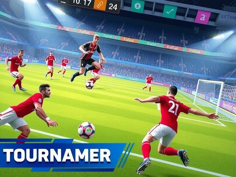 Fiesta Goal Glory features showcase with multiple gameplay elements