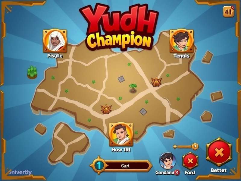Yudh Mighty Champion character selection screen