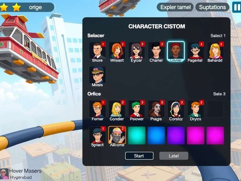 Hyderabad Hover Master gameplay screenshot