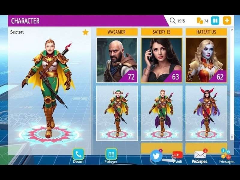 Hyderabad Hover Master character selection screen