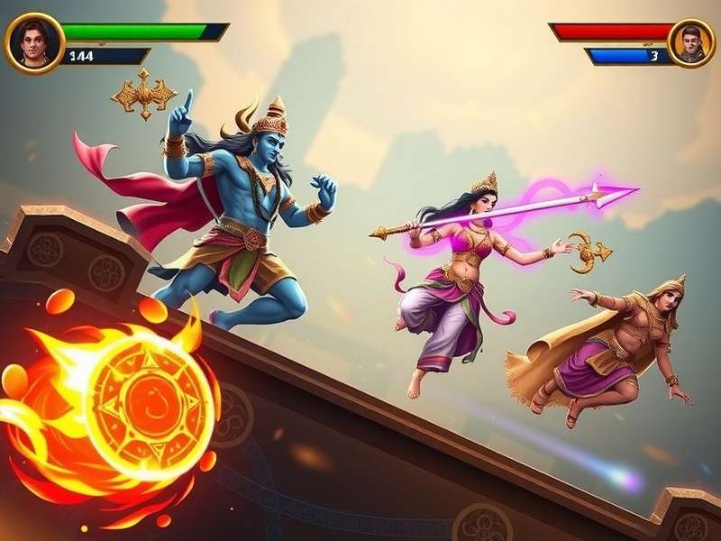 Lord Shiva character from Indian Deity Warriors