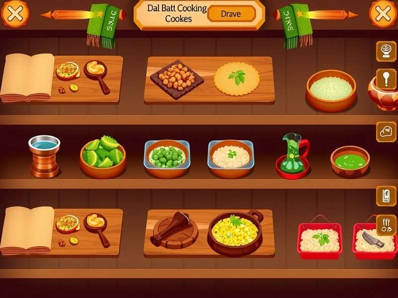 Dal Baati Escape Cooking Process