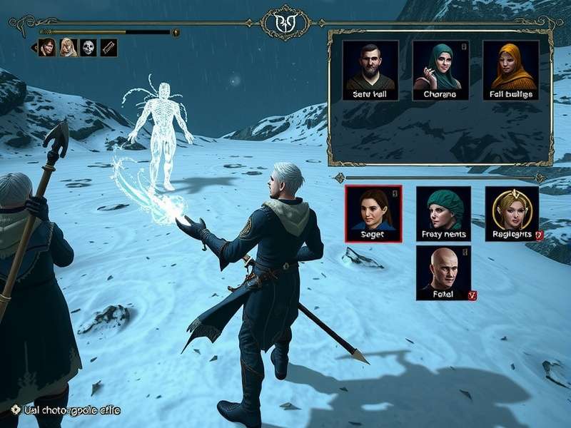 Fennel Warlock Frost Emperor character customization interface