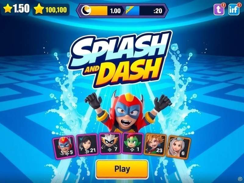 Splash And Dash character selection screen