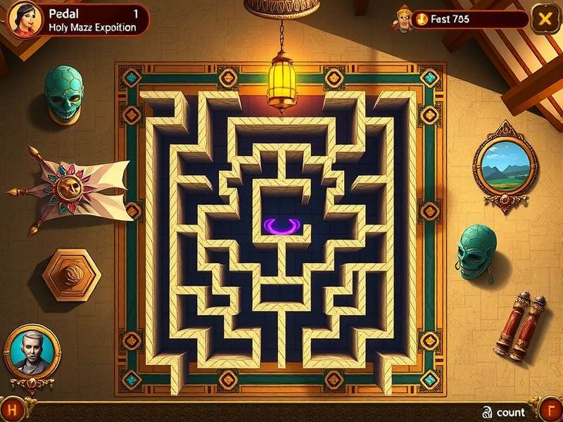 Holy Maze Expedition feature showcase with cultural elements