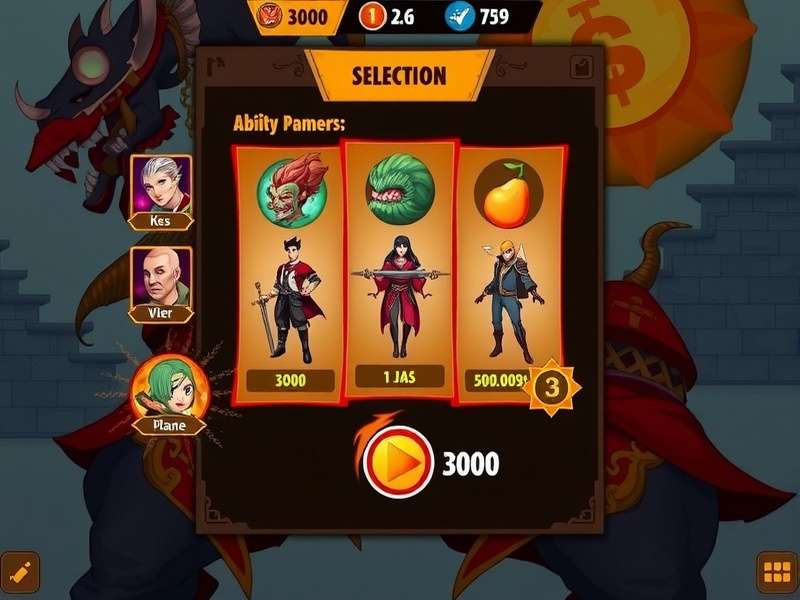 Spicy Storm Dominion progression system interface