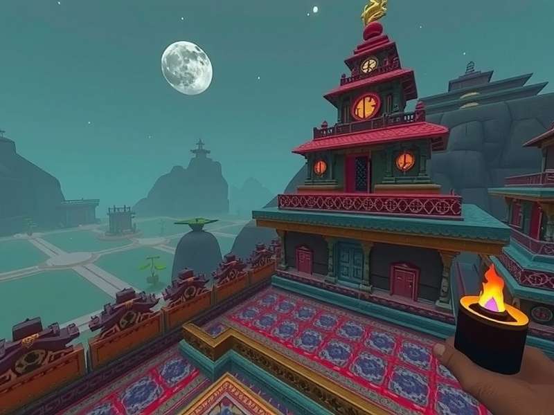 Kali Ma Mystical VR game environment showing mystical temples and landscapes