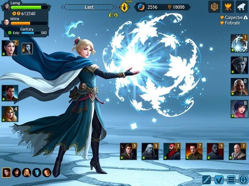 Fennel Warlock Frost Emperor gameplay screenshot showing magical combat