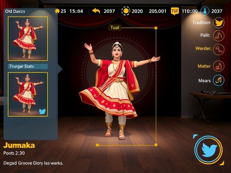 Jhumka Groove Glory development team working on motion capture technology