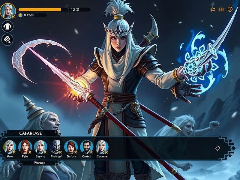 Fennel Warlock Frost Emperor story scene showing character dialogue