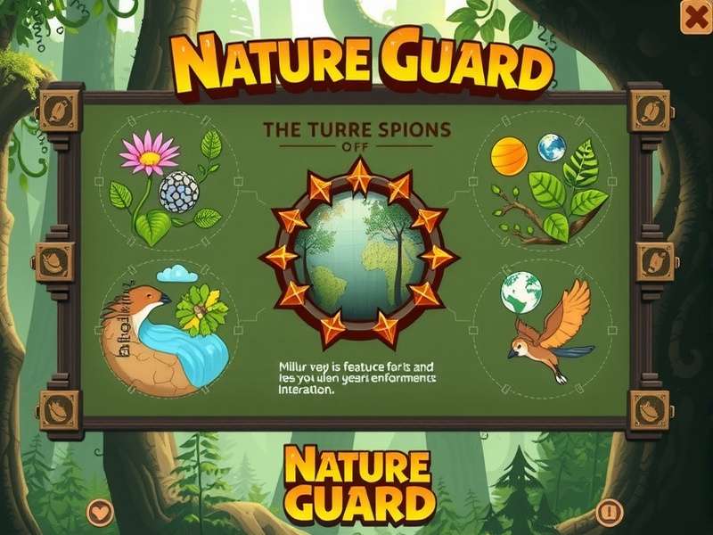 Nature Guard educational features and environmental information displays