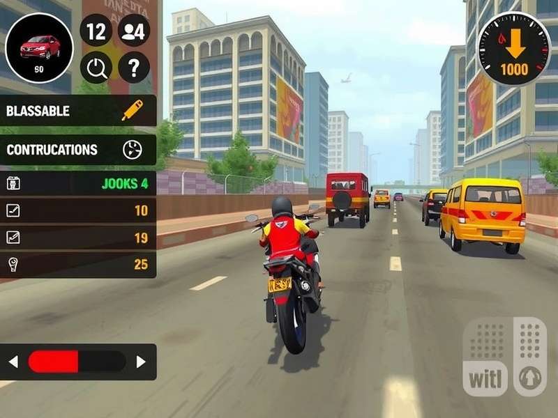 Swift Deccan Racer environment showing detailed Indian cityscape