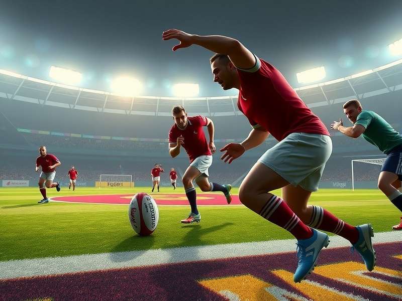 Vanguard Rugby Masters development team working on game updates