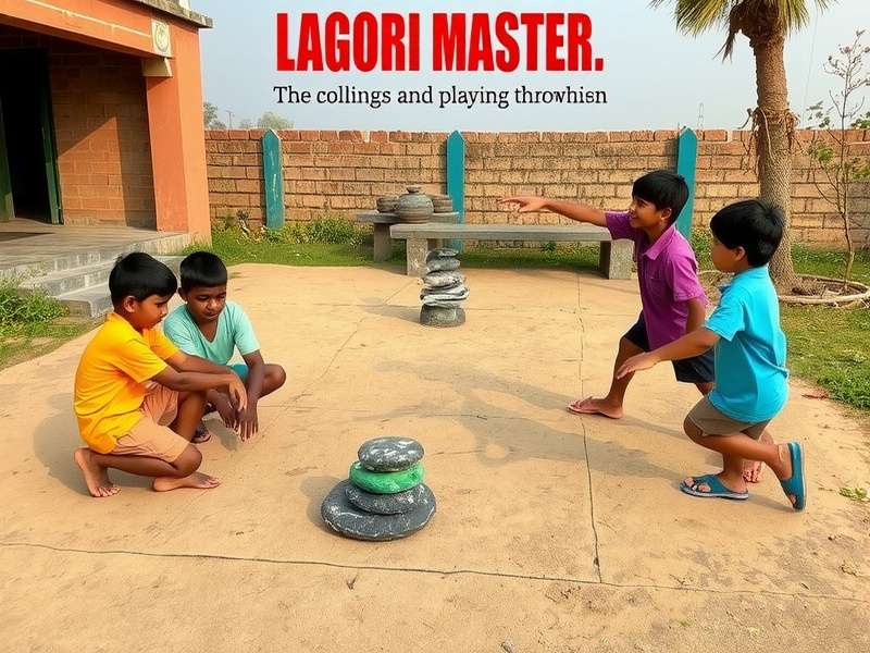 Demonstration of advanced throwing techniques in Lagori Master