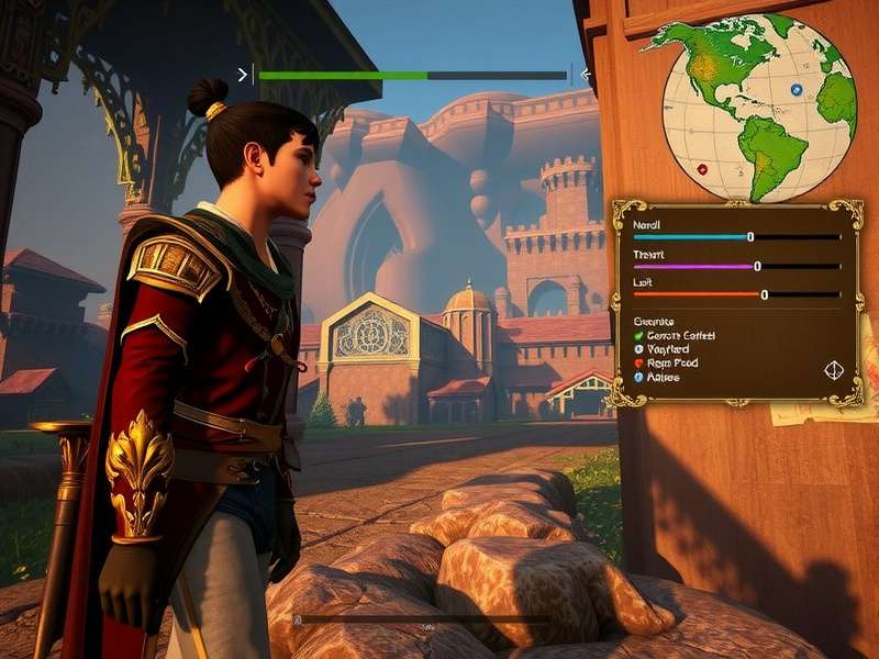 Fennel Grand Heroic Legacy world map showing diverse regions