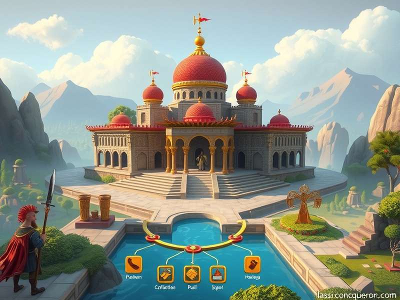 Lassi Conqueror S Path game world showing diverse environments and architecture