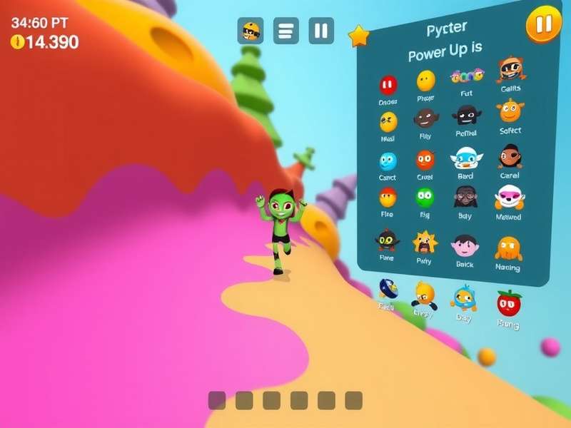 Pepper Sprint Star character selection screen showing diverse avatars