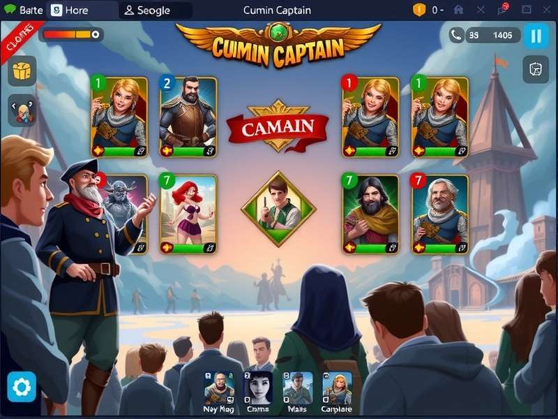 Cumin Captain game interface showing character and marketplace