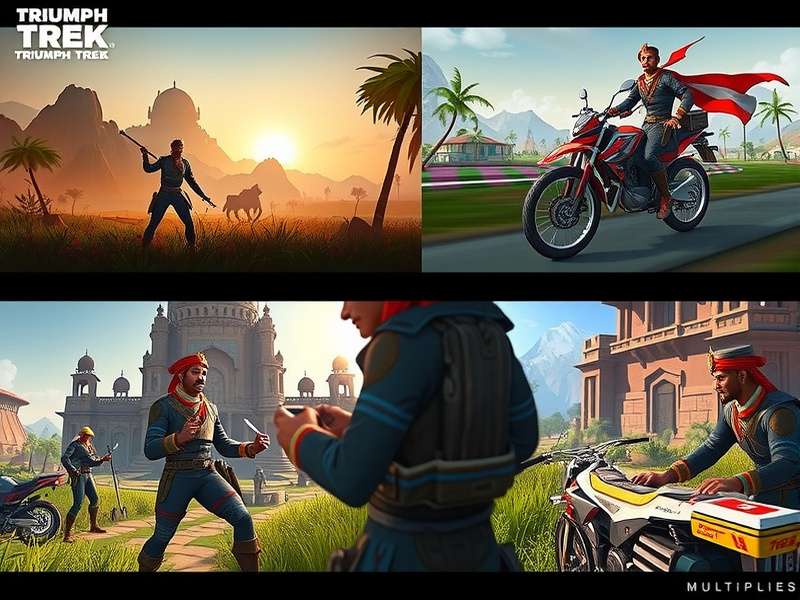 Concept art for future Triumph Trek expansions and features